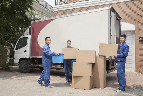 Removal van prepared for a local move in Barking