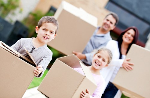 Business records and files arranged for document storage in Barking