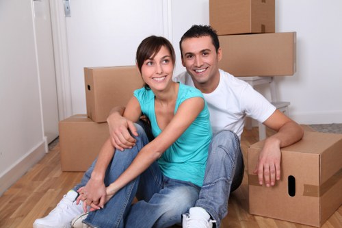 Packing supplies prepared for removals in Barking