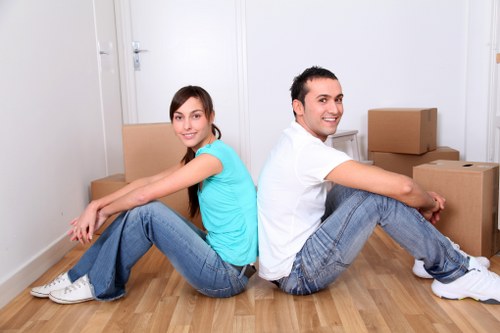 Residential packing support for a move in Barking